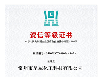 资信等级证书